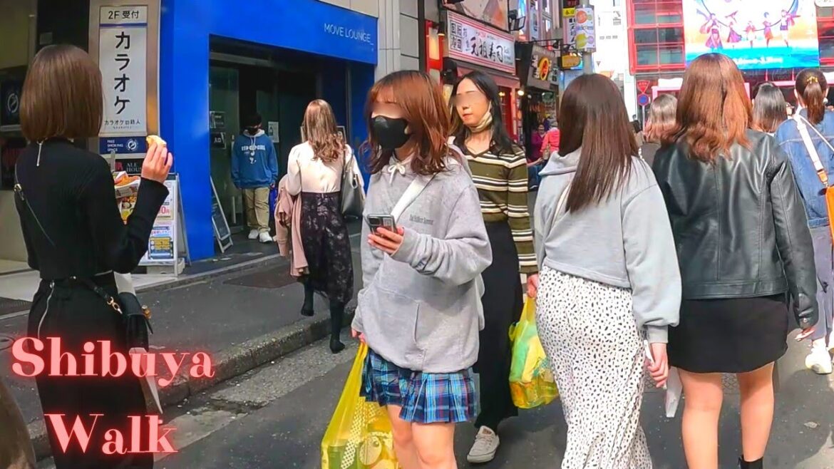 Shibuya Tokyo walking tour. 2 【4K】3.2023