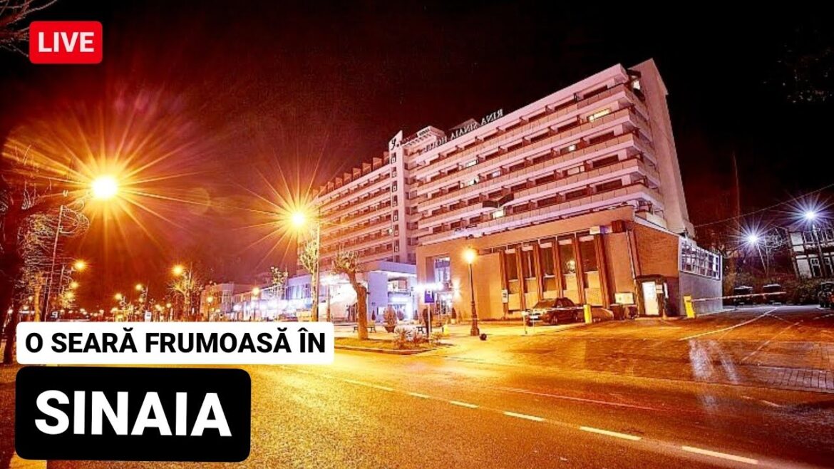 Ce FRUMOS e NOAPTEA in SINAIA - VALEA PRAHOVEI - 🔴 LIVE TIK TOK