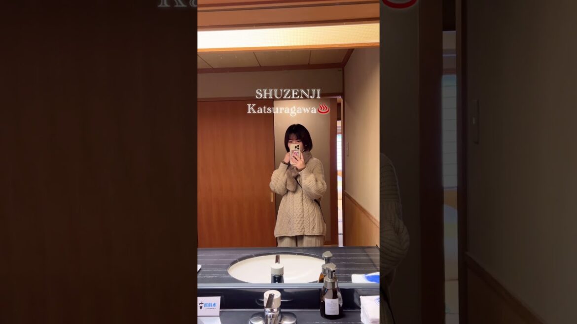 【ホテル紹介】Izu Shuzenji trip / 湯めぐりの宿、桂川(修善寺) #shorts