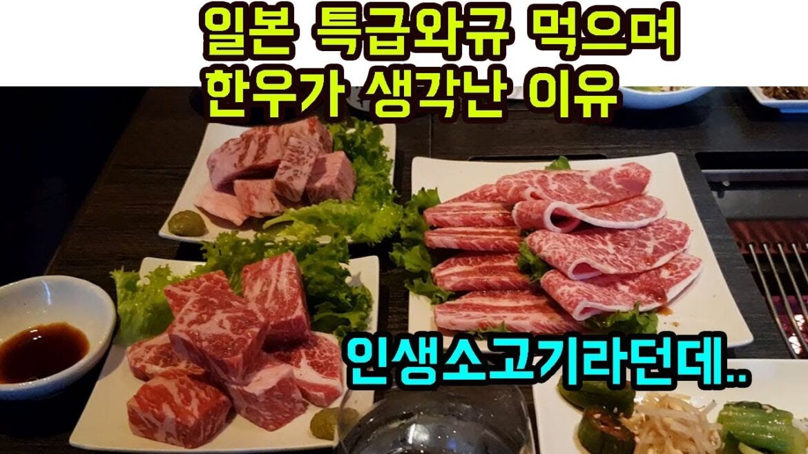 일본 특급와규를 먹으면서 한우가 생각난이유 '인생 소고기집이라는 류큐노우시 방문기'