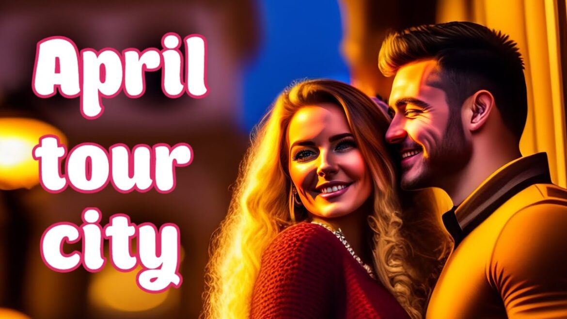 April city tour 2023 | walking workout