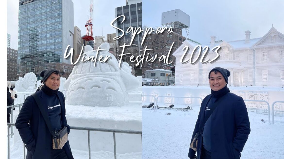 Sapporo Travel Vlog 2023: Experiencing the City's Magical Snow Festival