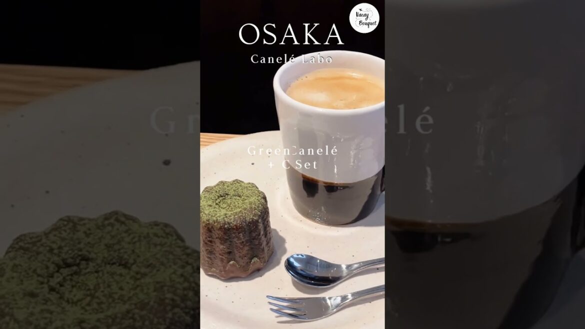 Unique chapel style café in Osaka, Canelé Labo #shorts #osaka #japan