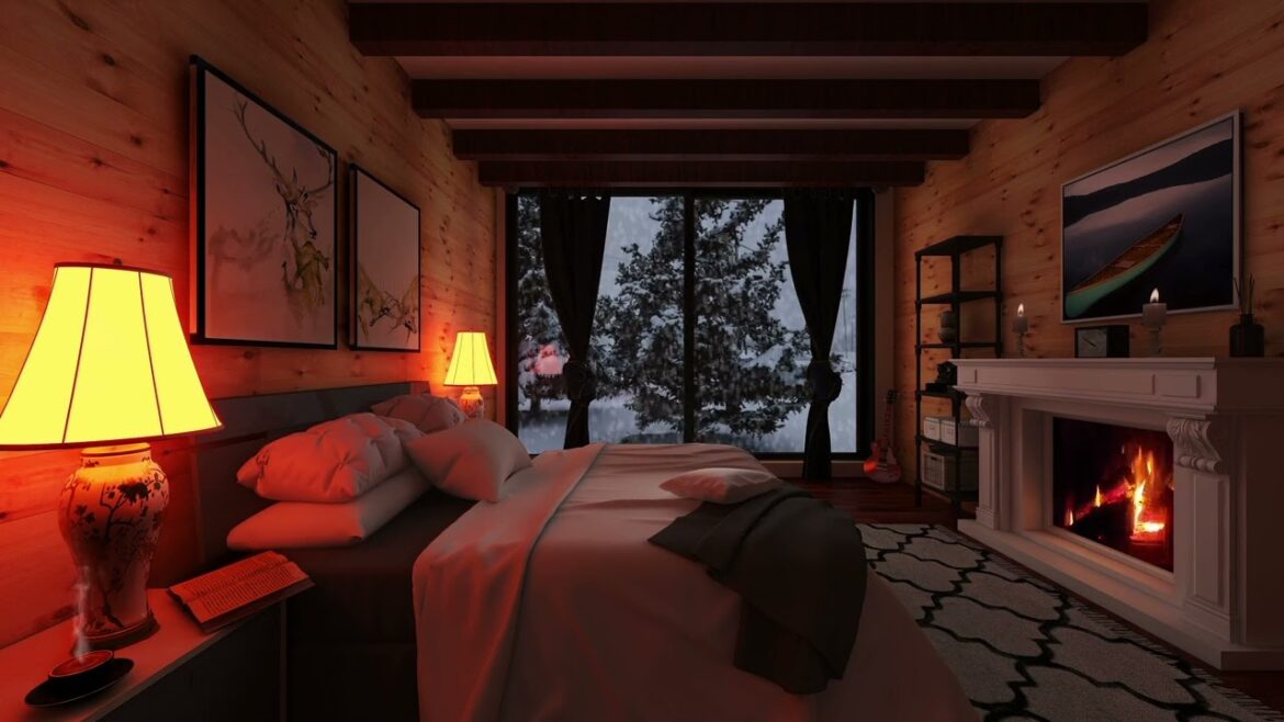 Cozy Winter Ambience to Sleep with Fireplace Sounds Cozy Winter Ambience to Sleep with Fireplace Sounds