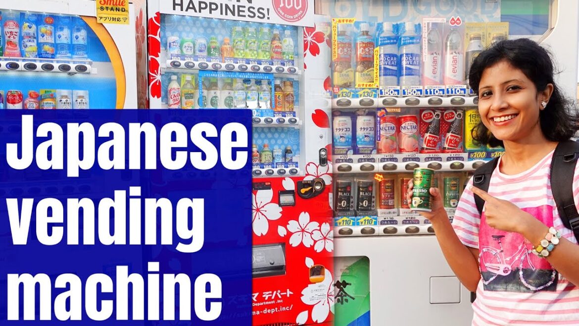 Japanese vending machine -Vending machine drinks, coffees, ice creams/ How to use vending machine?