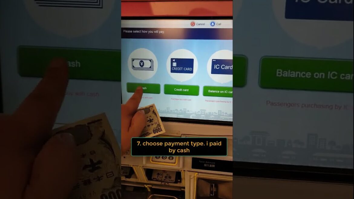 7 steps how to purchase Tokyo Metro 1 day pass