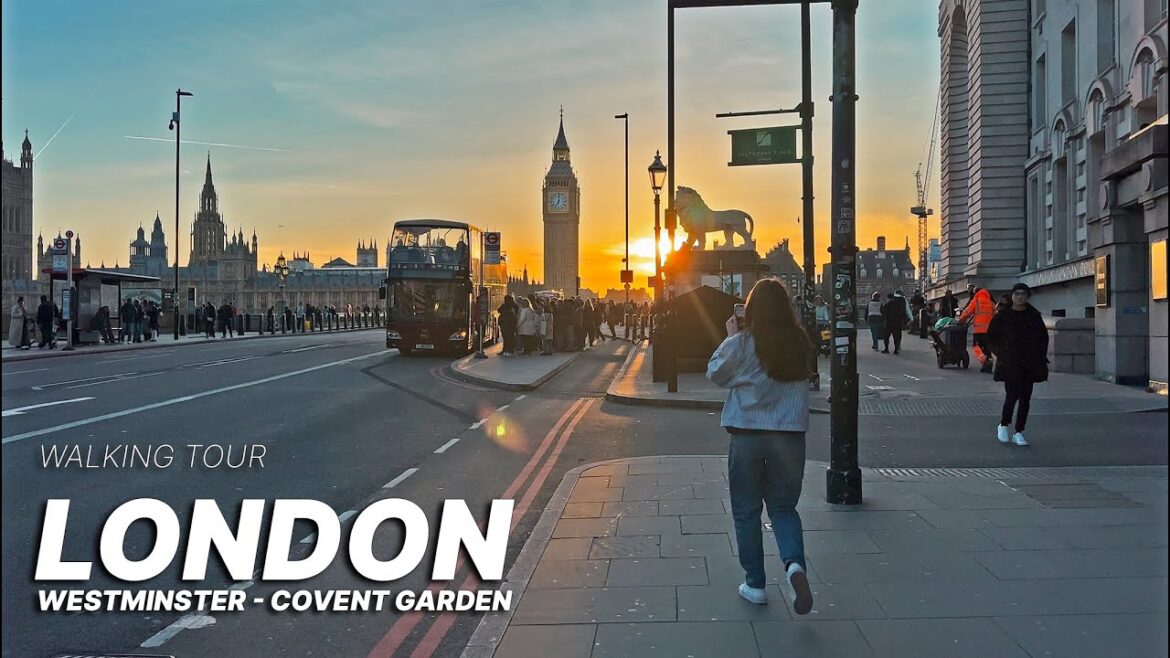 London Walking Tour: Westminster to Covent Garden via Westminster Bridge and Strand