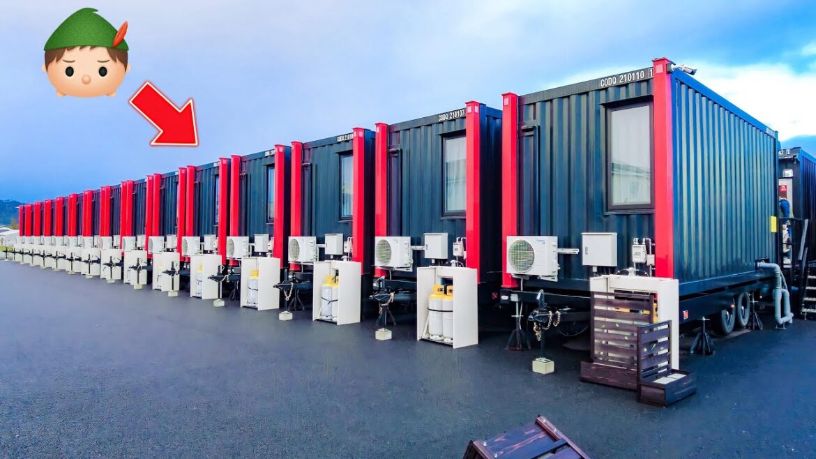 Secretly Staying Container Hotel in Japan... Like Secret Bases | Solo Travel