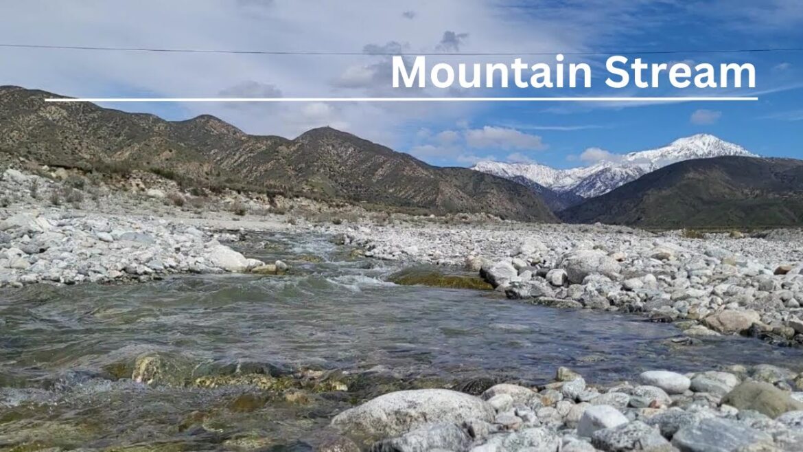 Mountain Stream | Relaxing Sounds of Tranquil Mountain Water Running Down Snowcapped Mountains Mountain Stream | Relaxing Sounds of Tranquil Mountain Water Running Down Snowcapped Mountains