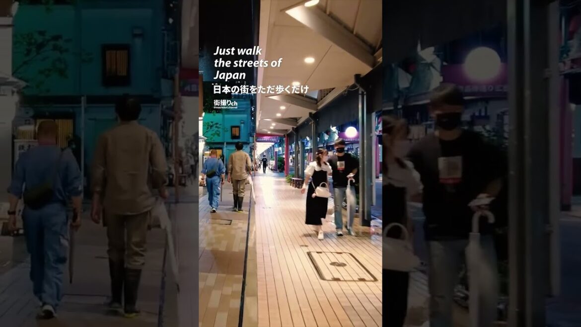 Tokyo: Tsukishima Station (月島駅) - Japan Walking Tour #shorts #shortsvideo