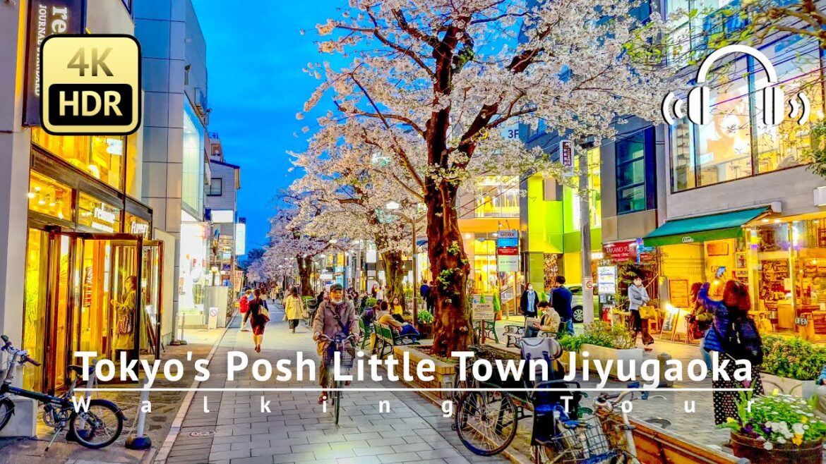 Tokyo's Posh Little Town Jiyugaoka in Spring 2023 Walking Tour - Tokyo Japan [4K/HDR/Binaural]