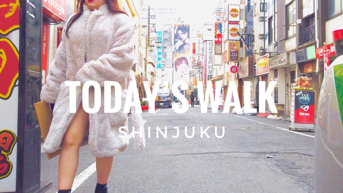 [4k] Today's walk 107 - walking tour @ Shinjuku Tokyo March 2022