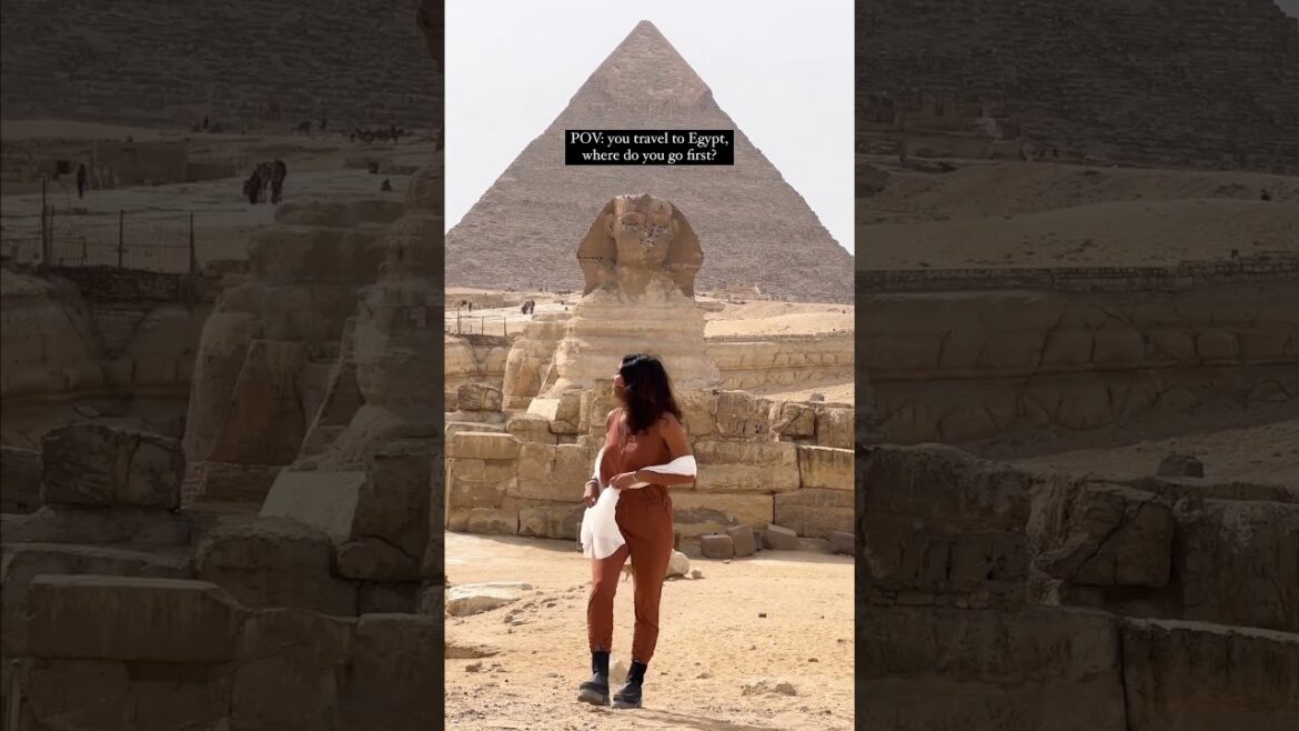 Where would you go first? Check out my full Egypt travel vlog! #travel #egypttravel #travels