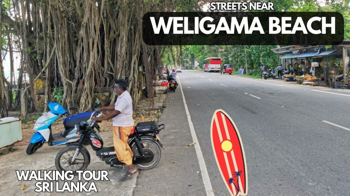🔴 Streets near Weligama Beach Walking Tour | Sri Lanka 60fps | No Talk 🔴 Streets near Weligama Beach Walking Tour | Sri Lanka 60fps | No Talk