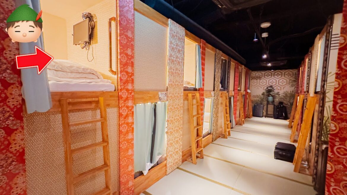 Graceful & Artistic CAPSULE HOTEL in Tokyo Japan... Absolutely Secret... | Solo Travel