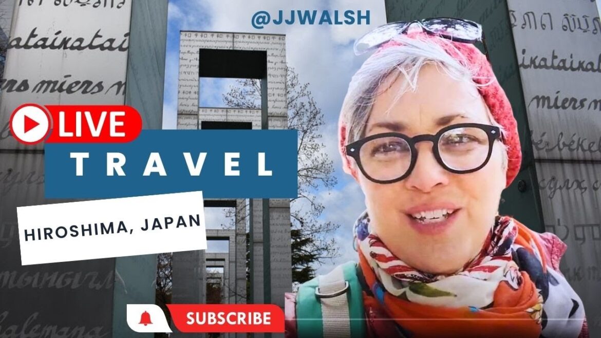 {LIVE} Beautiful Morning walk through Hiroshima Peace Memorial Park