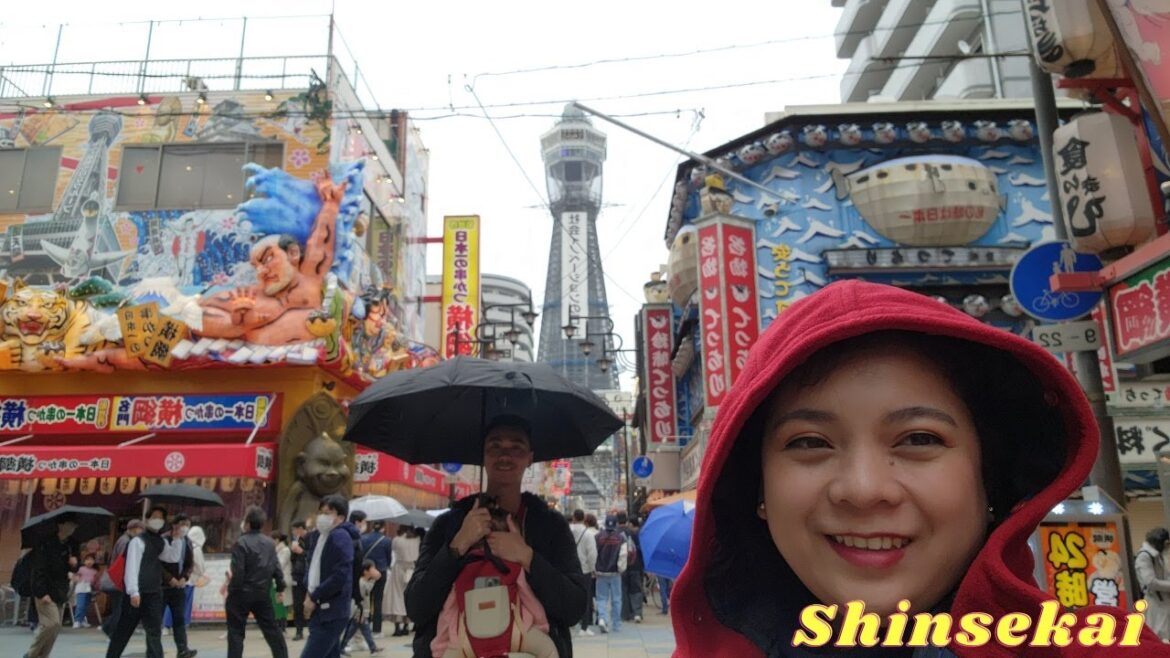 Kushikatsu hunting in Shinsekai, Osaka Japan