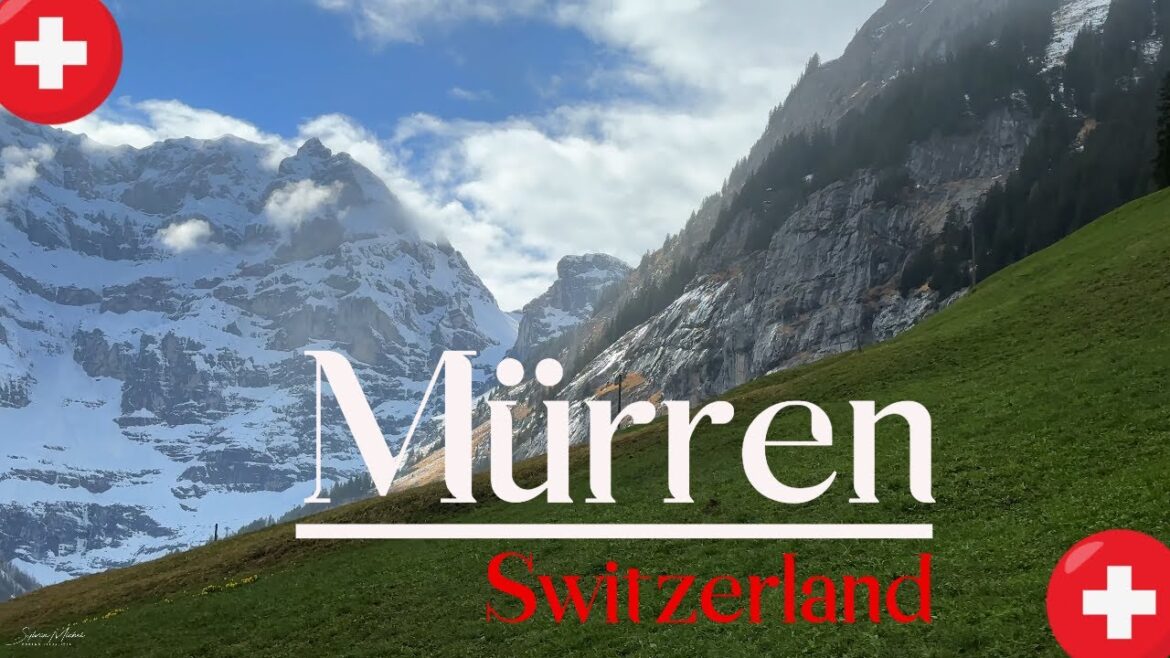 Spring vs. winter in Mürren Schilthorn Switzerland 4K
