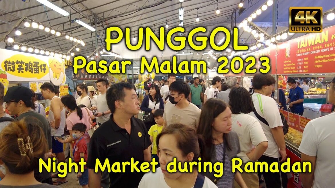 Punggol Pasar Malam | Night Market Food Tour 2023 - Singapore