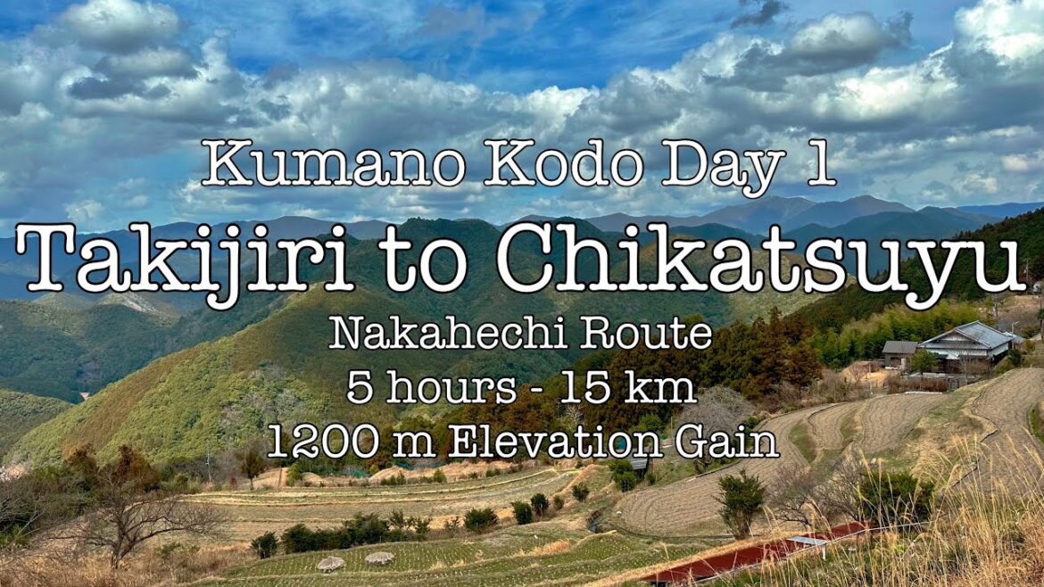 Kumano Kodo Pilgrimage - Takijiri to Chikatsuyu - Nakahechi Route Day 1 - Japan 4K HDR