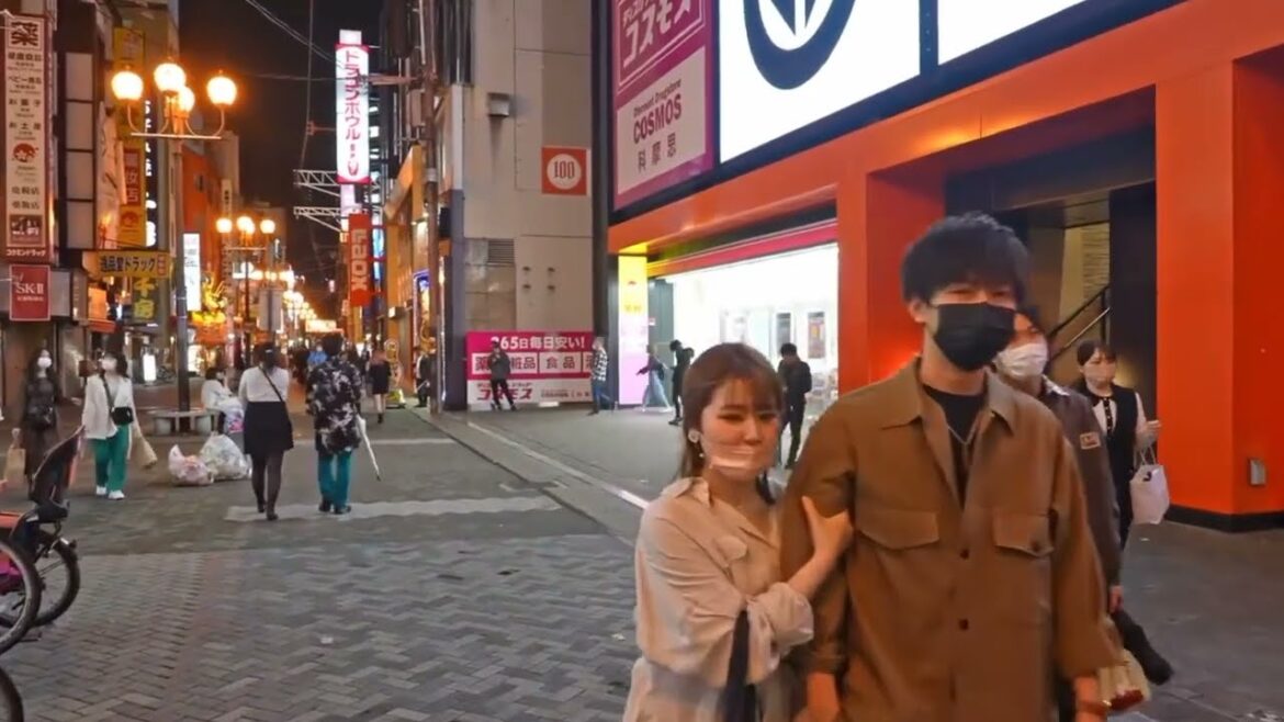 osaka jou red Light District walk 2023