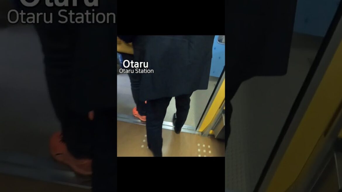 北海道の海岸線にそって小樽から札幌まで