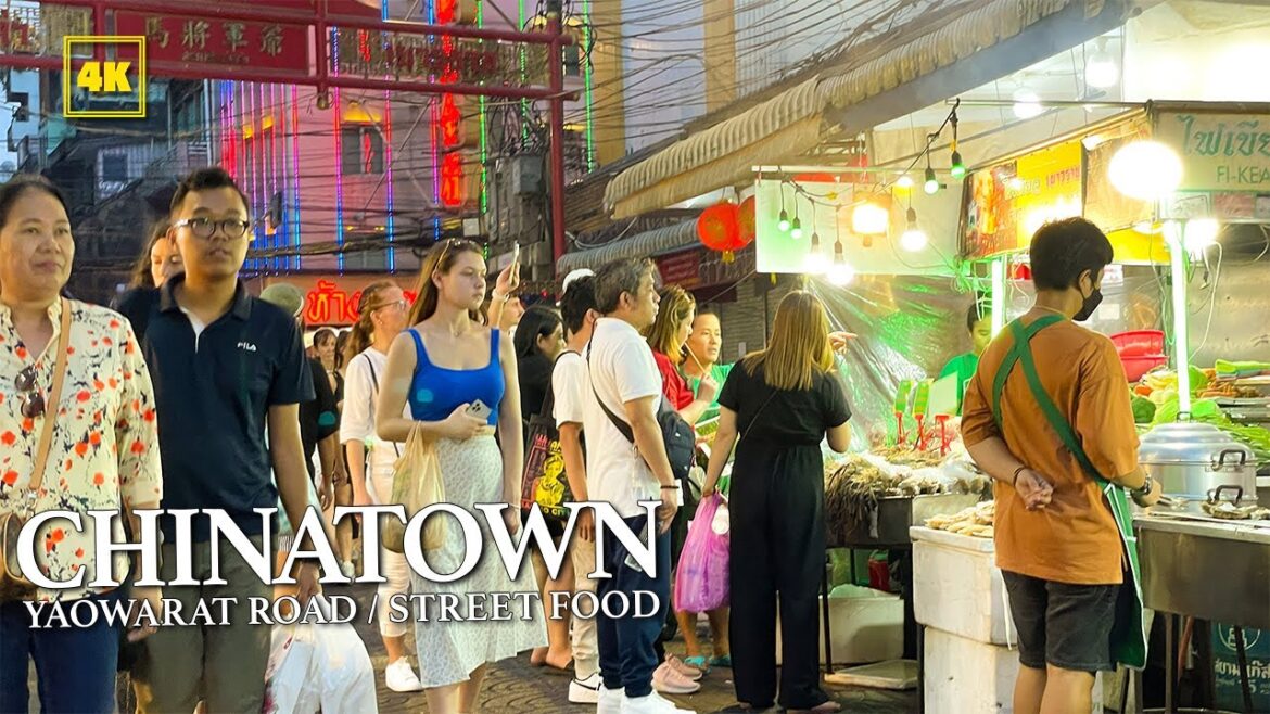 BANGKOK CHINATOWN ( April 2023 )/  WEEKEND, STREET FOOD AREA