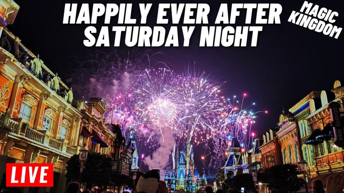 🔴 LIVE: Magic Kingdom Happily Ever After Saturday night Fireworks and Rides 4/8/2023 🔴 LIVE: Magic Kingdom Happily Ever After Saturday night Fireworks and Rides 4/8/2023