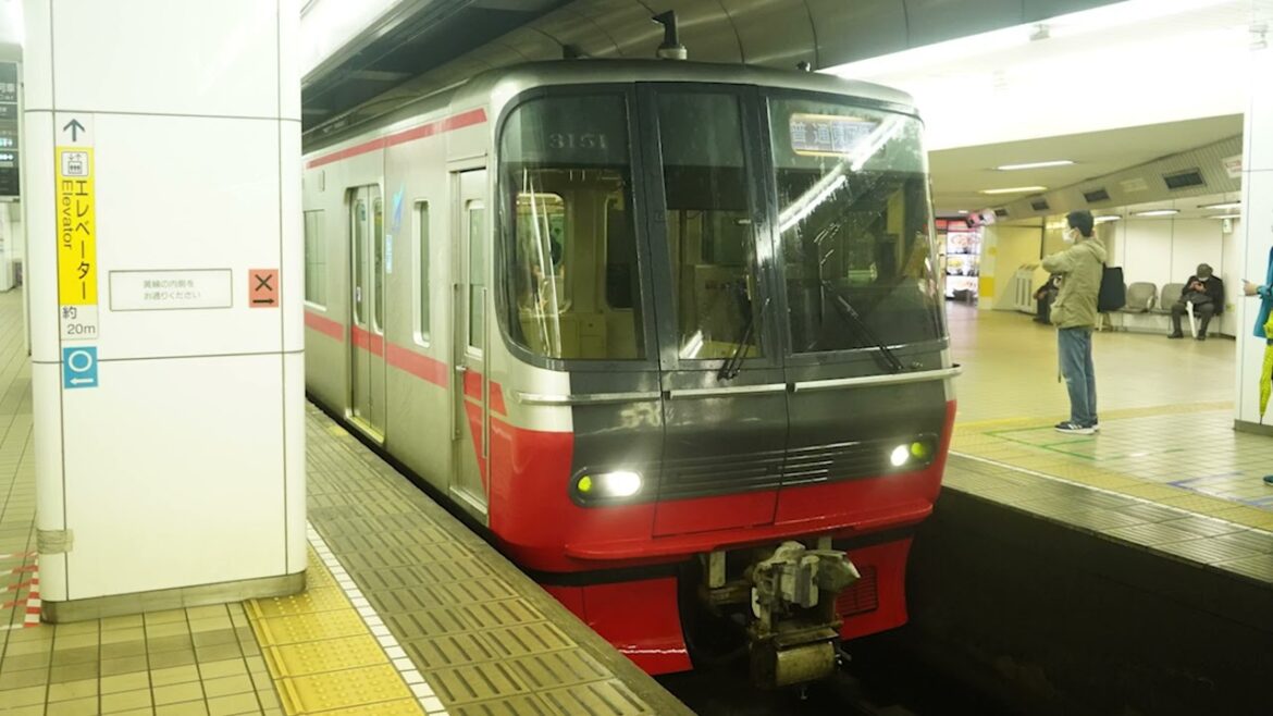 [Sound]Meitetsu Type 3400 Nagoya to Ichinomiya