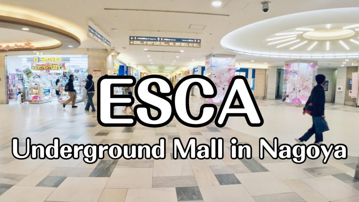 【4K】ESCA Underground Mall in Nagoya: Where Food, Shopping, and Convenience Meet