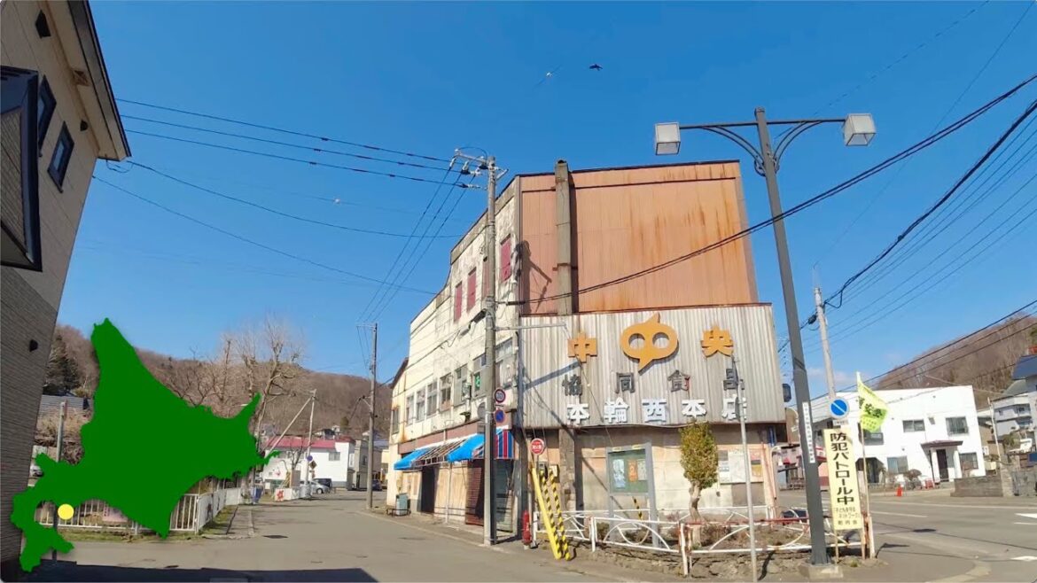 4K Walk Japan　室蘭市蘭北商店街を散歩　2023年4月