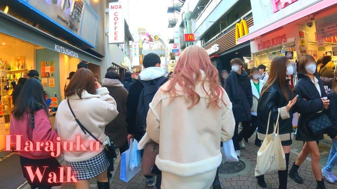 Harajuku Tokyo in Japan walking tour【4K】2.2023
