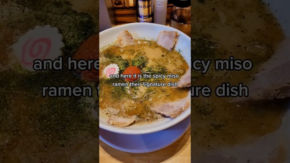 The Best Ramen in Nagoya, Japan!!! #japanesefood #ramen