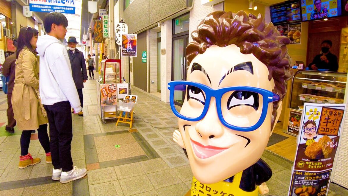 Osaka Walk 🐶🍻 Osaka Tenmangu Shopping Street♪ 💖4K non-stop 1 hour 03 minutes Osaka Walk 🐶🍻 Osaka Tenmangu Shopping Street♪ 💖4K non-stop 1 hour 03 minutes