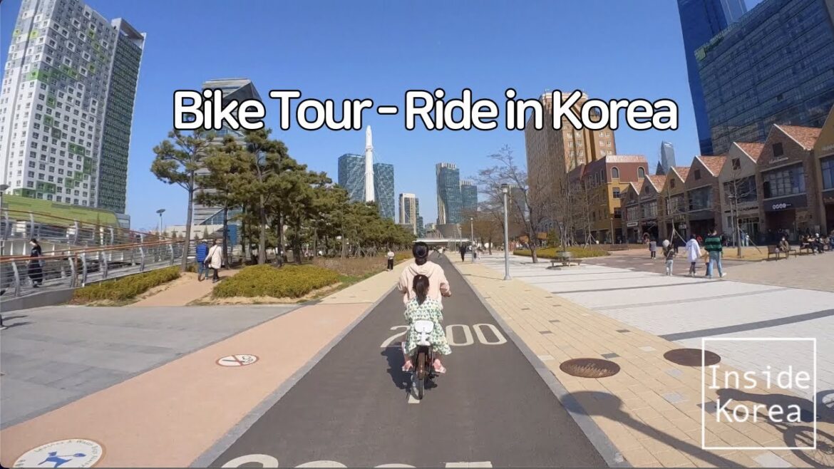Songdo Central Park bike tour [Incheon South Korea]