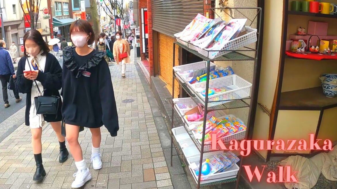 kagurazaka Tokyo walking tour. 28 【4K】1.2023