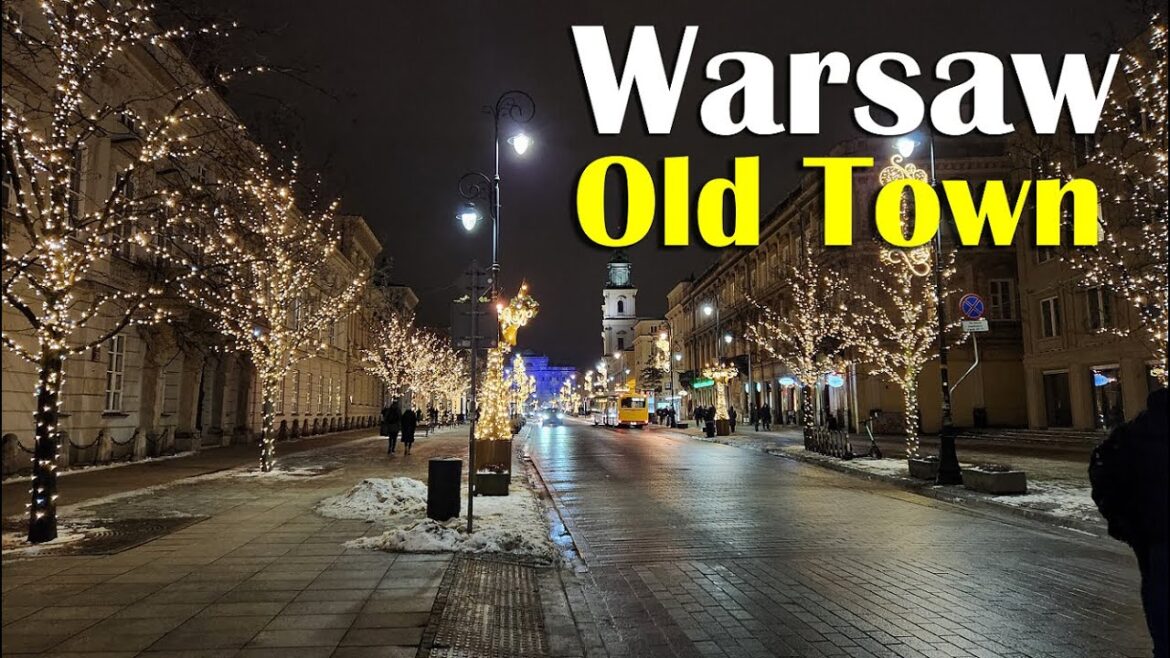 Walking WARSAW Old Town 2023 4K, POLAND