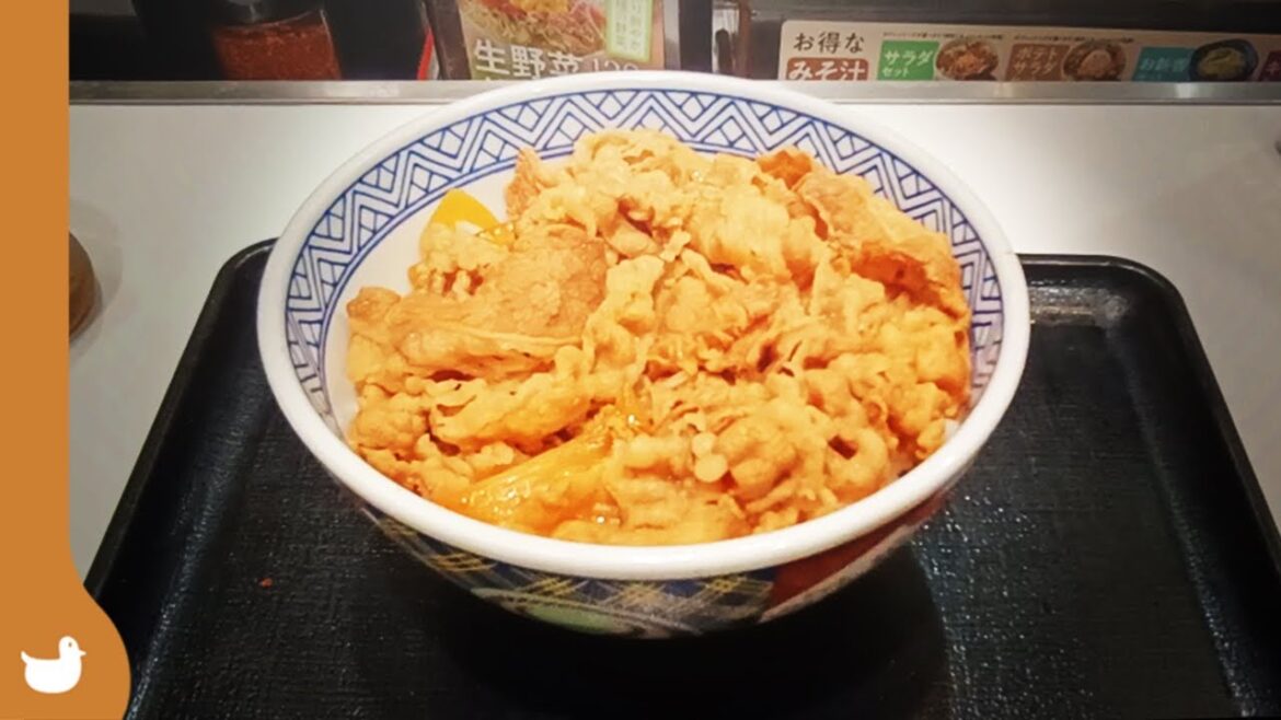 Cheap Rice Bowl Yoshinoya at Dotonbori Osaka | Japan Street Food Travel Cheap Rice Bowl Yoshinoya at Dotonbori Osaka | Japan Street Food Travel