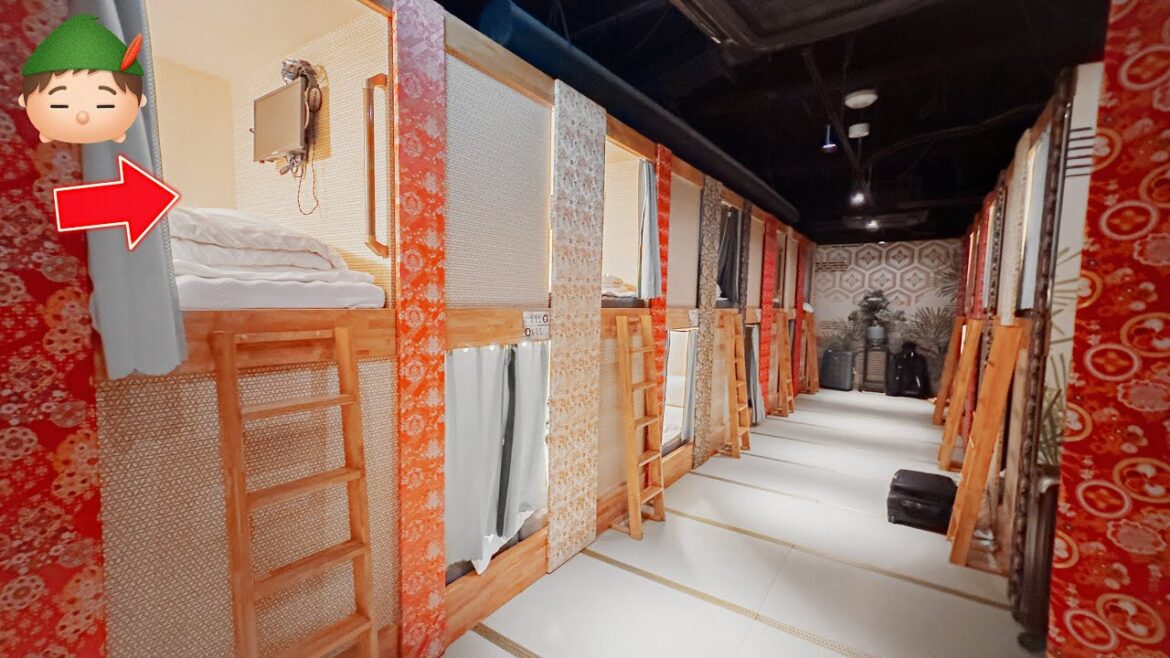 Artistic CAPSULE HOTEL in Tokyo Japan... Absolutely Secret... | Solo Travel