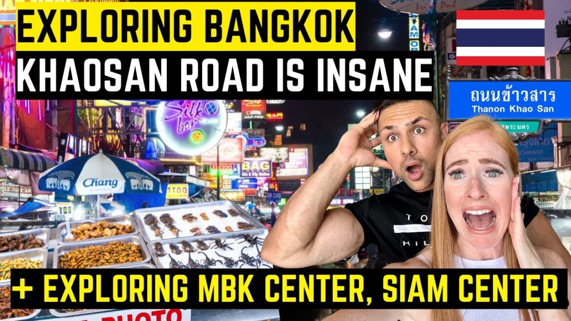 EXPLORING BANGKOK - CRAZY KHAOSAN ROAD + GETTING A MASSAGE, MBK Center & Siam Center