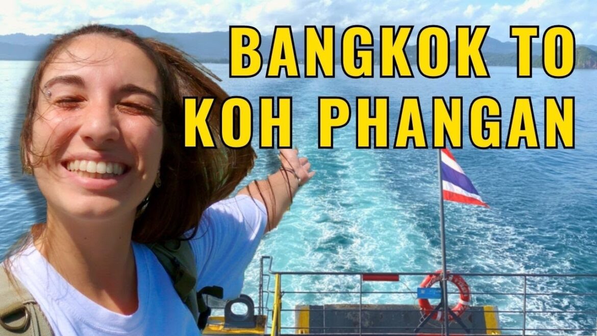 How to Travel from BANGKOK to KOH PHANGAN - Thailand Guide 2023