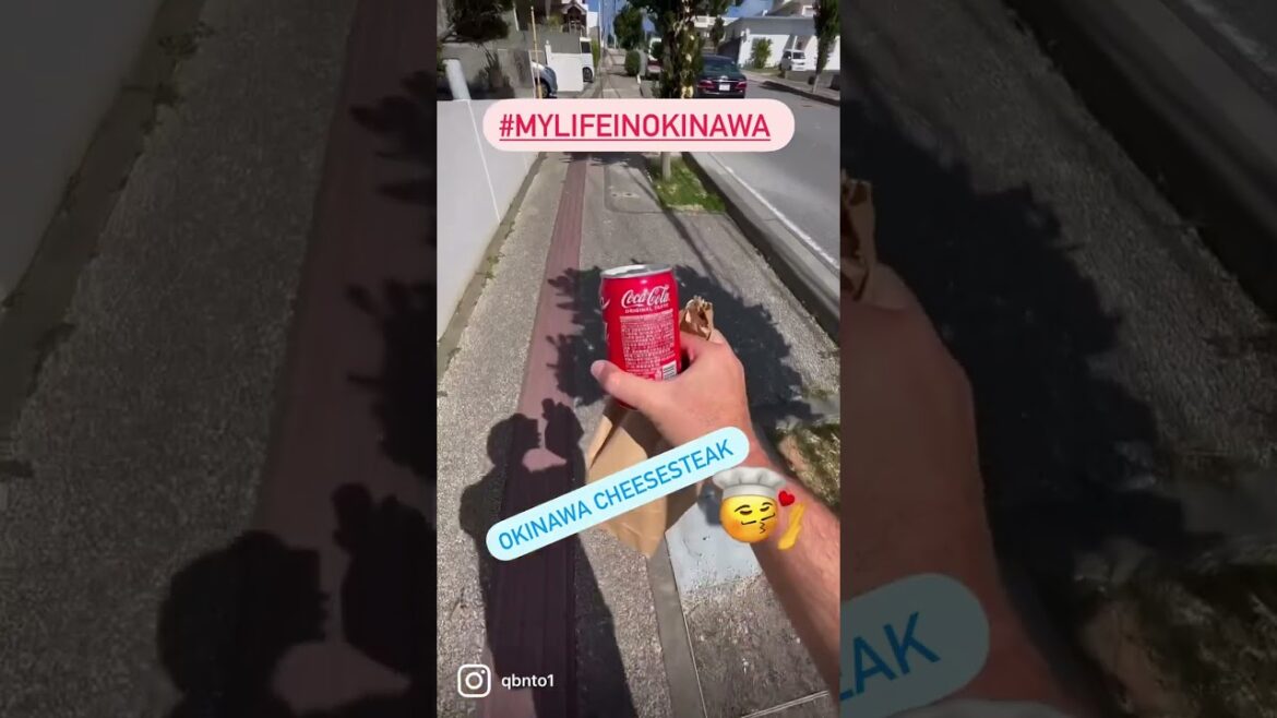 Okinawan Cheesesteak Shop🤩 #mylifeinokinawa #japantravel #okinawa