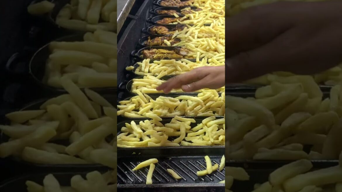 Steak & Fries - Street Food Scenery #SHORTS #streetfood