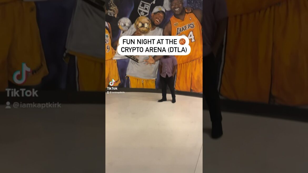 Buzzer beater at the Crypto Arena downtown L.A.❗️ #dtla #lakers #kobebryant #mambamentality  #nba
