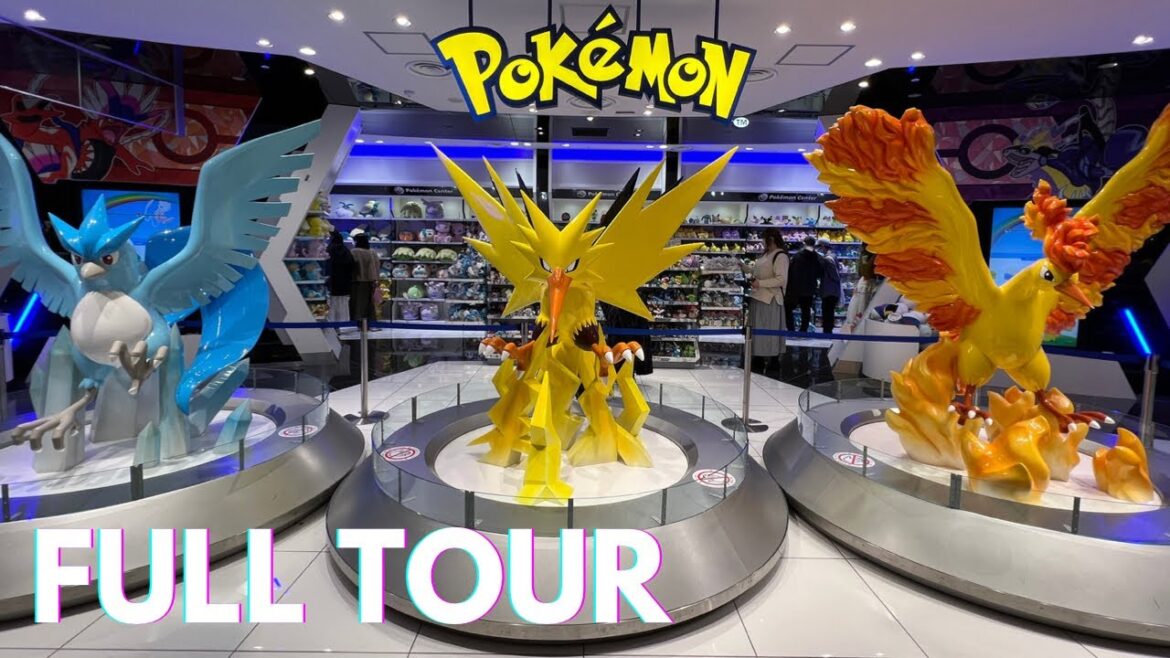 FULL TOUR Pokemon Center DX OSAKA and Cafe (Shinsaibashi)