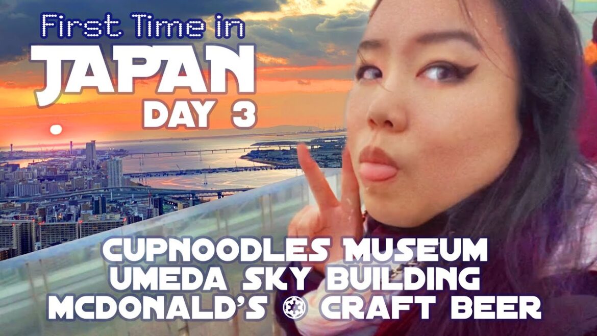 JAPAN Day 3: Cup Noodles Ramen Museum, Umeda Sky Building, McDonalds, Craft Beer First Time in Osaka