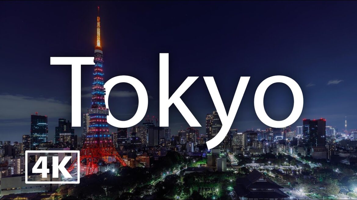 Tokyo 4K | City Tour with Calm Music