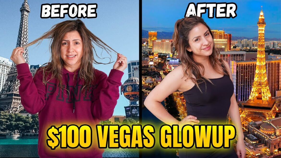 $100 VEGAS GLOWUP CHALLENGE