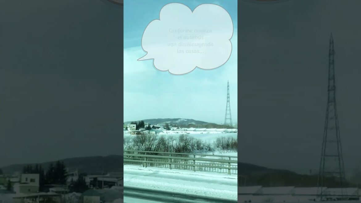Voy a Akan en autobús 3: Kitami, Hokkaido #shorts