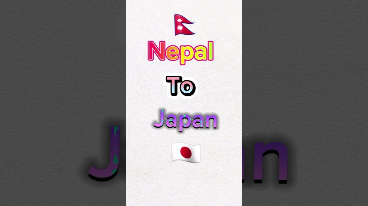 Kathmandu Nepal To Tokyo Japan Flight Distance🇳🇵🇯🇵